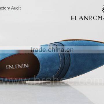 Slip-on Men Dress Leather Shoe Flat Outsole Shoes for Men Mexico Design photo-3