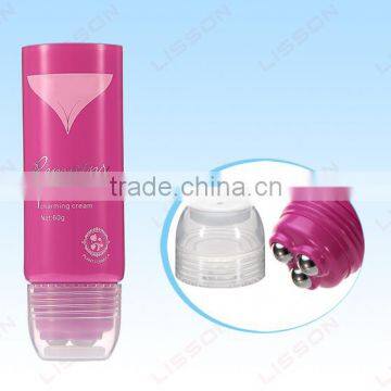 70ml-180ml Three Stainless Massage Ball/Roller Chest Cream PE Tube