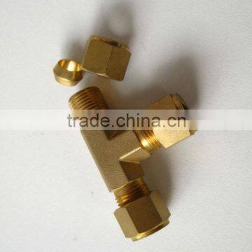 Brass Tube Inserting Union Tee