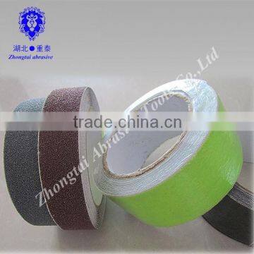 Phenolic Resin Bonded Sand Grits Anti-Slip Tape of Permanent Adhesion