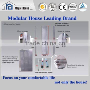 Promotion Price!!! Sandwich Panel and Foamed Cement Board Two Storey School for Manufactured Homes for Sale Supplier's Choice photo-2