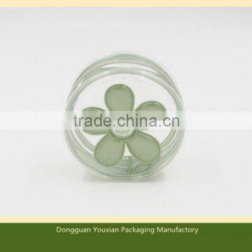 PVC cylinder with flower item for nail polish , brush , personal care , beauty item , skin care