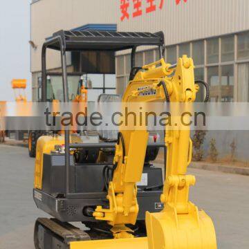 2.0ton rubber crawler excavator /2.2 ton mini excavator /mini digger/ 1.5ton 1.8ton 2.2ton small excavator