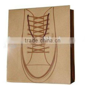 OEM paper shopping bag for shoes packing