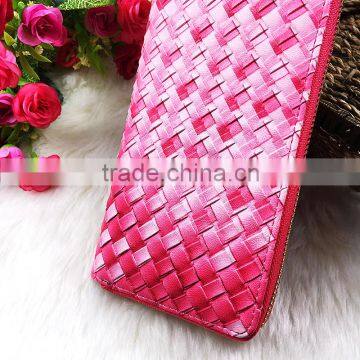 Good Qulity Hot Selling Ladies PU Leather Long Slim Multicolor Purse Women Wallet photo-6