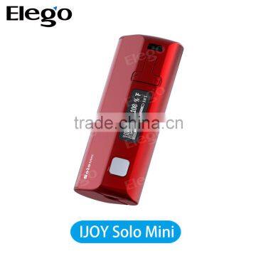 Newest IJOY Solo Mini 75W TC Mod Work With 0.1ohm- 1.5ohm, 0.08ohm- 2.5ohm, 0.5ohm- 3.0ohm, 0.1ohm- 3.0ohm