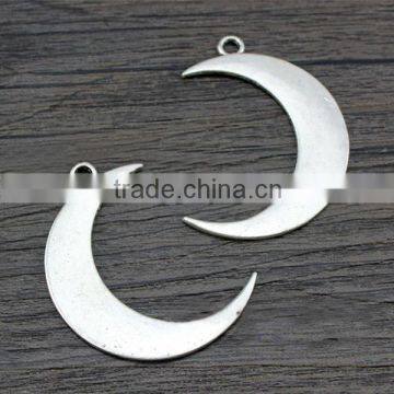 OEM Silver/Gold/Rose Gold/Gunblack Crescent Moon Pendant