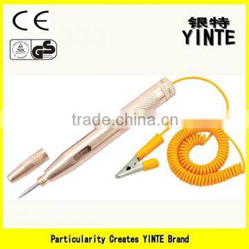 China manufacture vehicle tools car battery tester/electric circuit voltage tester pen with full copper