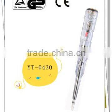 Transparent sensor test pencil made in China with full copper feeler