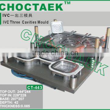 Aluminium foil fast-food container mould