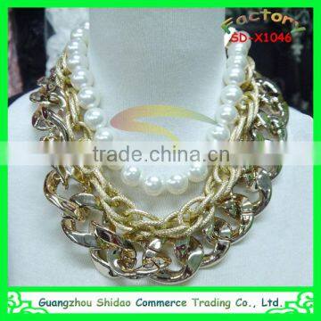 Latest Multi Layer Metal Chain Necklace