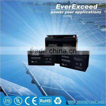 EverExceed small size GEL sealed lead acid battery