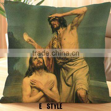 The Classic Scene of Jesus Printed Christian Bible Throw Emoji Massage Euro Pillowcase Decor Home Church Religious Gifts photo-6