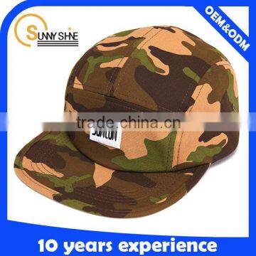 Custom Hat Blank 5 Panel Camp Cap,5 Panel Camo Cap