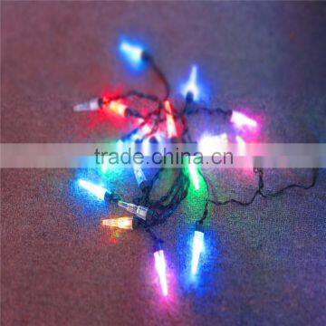 LED Mini Lights String icicle Lights Blue Color Green Wire