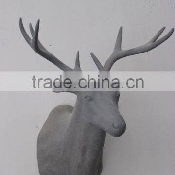 Deer Head Fiberglass Statue Animal Statues photo-5
