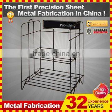 Kindle 2014 Professional Customized supermarket stand wood display shelf