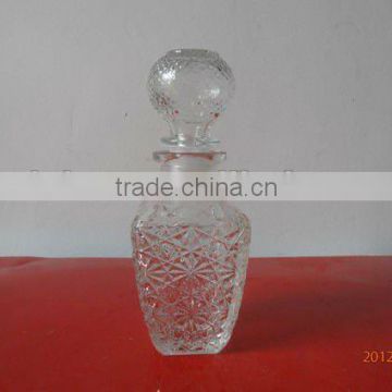 250ml clear glass wine bottles with crown caps