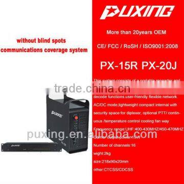 repeater PX-15R lightweight building system PC programming with RJ45 programming interface 15w 16 channels