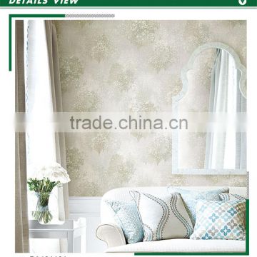 free foaming non woven wallpaper, beige country scenic wall decor for bathroom , stunning wall sticker company