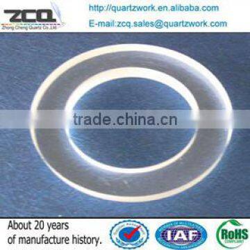 Transparent /clear High Purity Quartz Rings/Flange