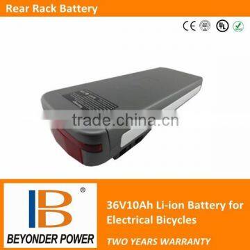 Best price high power electric bike battery, 36V10Ah assembly by samsung 18650