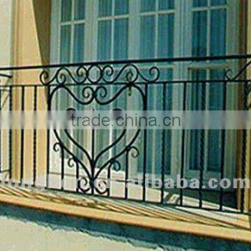 2015 Top-selling wrought iron balcony protection fencing