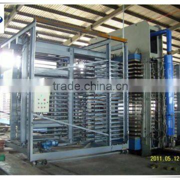 bamboo board veneer hydraulic hot press machine