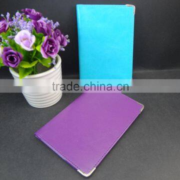 Fancy Colors Pvc Leather Cheap Passport Holder With Silver Metal Corner photo-3