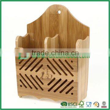 Bamboo wood chopstick holder with stronger