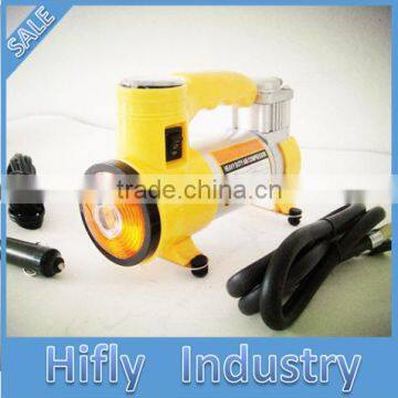 HF-6030 Car Air Compressor High-quality High-power Automotive Air Compressor Single cylinder with light (CE Certificate)