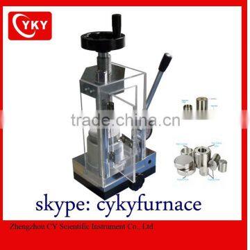 Laboratory manual tablet Press machine with dies / 12T press machine / hydraulic presser