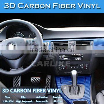 1.52x30m Best Vinyl Wrap 3d Carbon photo-5