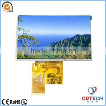 Tianma brand high resolution 800*480 5 inch tft lcd module