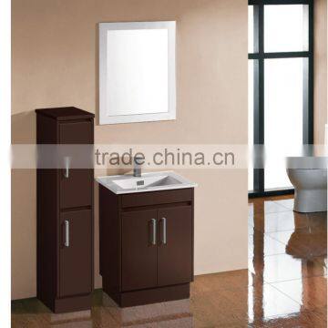 Oak wooden modern floor classical solid wood bathroom vanity