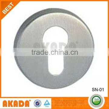 round stainless steel door handle cover insert