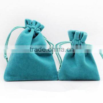 Small Custom Printed Suede Jewelry Pouches / Velvet Jewelry Bags photo-3
