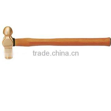 non sparking hammer Ball Pein hammer with wood handle