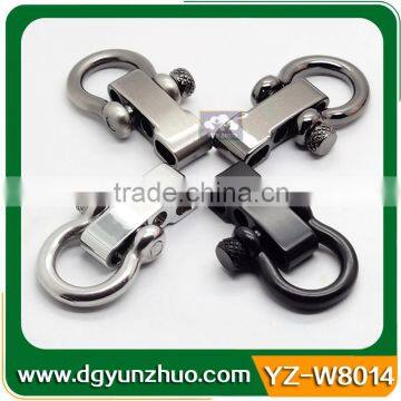 Wholesale stainless steel shackle clasp , stainless steel hardware shackle for paracord bracelet