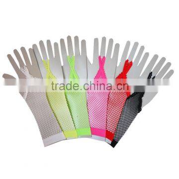 fishnet long gloves Party Fancy Dress Bride wedding mesh glove