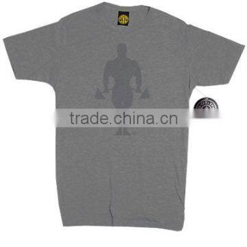 Gold GymFaded Joe SuperSoft Tri-Blend t shirt