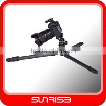 SUNRISE portable carbon camera tripod with ballhead for digital camera from China factory