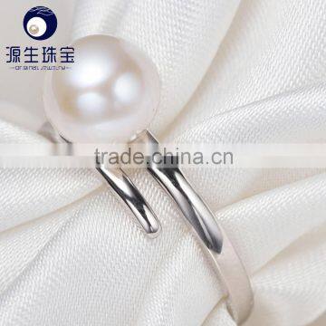 wholesale perfect round natural fresh water pearl ring for best offer