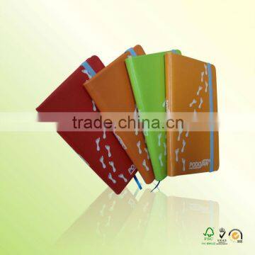 PVC Cover Notebook With Elastic