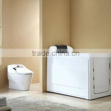 Surfing massage walk in tub with stainless steel door handle shower Q379