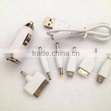 Customized USB charger cable connector for Apple iPhone Nokia Samsung HTC Android phones