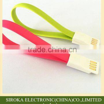 High speed Magnetic micro usb transfer cable micro V8 data cable with CE ROHS approved