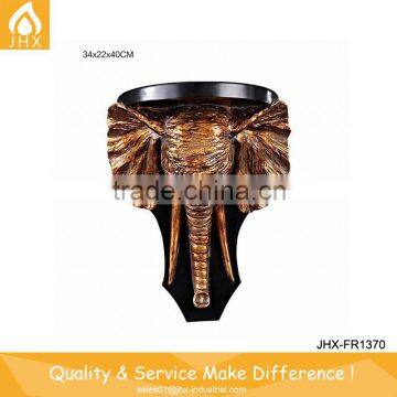 Elephants Head Resin Wall Animal Head Sculpture photo-3