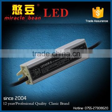 OEM And Odm 2 Years Warranty Ip67 12v24v 40w Led Driver With Ce And Rohs For LED Lighting