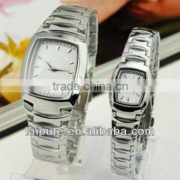 nice gifts quartz movement stainless steel /alloy fashion couple watches/watch